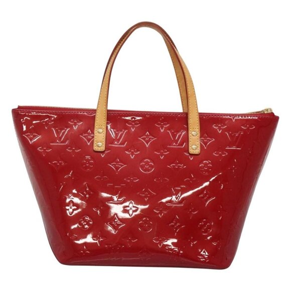 LOUIS VUITTON Monogram Vernis Bellevue PM Bag Pomme D'amour M93583 Auth 121048 - Picture 3 of 16